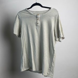Green striped tee